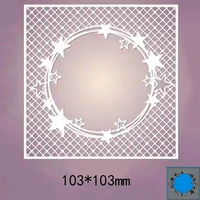 new metal cutting dies star circle frame new stencils for diy scrapbooking paper cards craft making craft decoration 10 310 3m