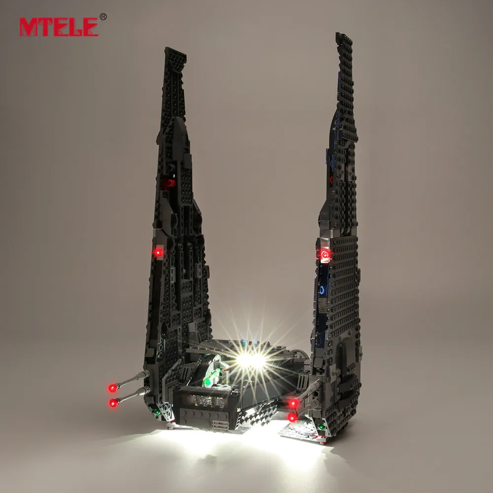 Набор светодиодсветильник MTELE для командного корабля 75104 Kylo и Ren' S модель не
