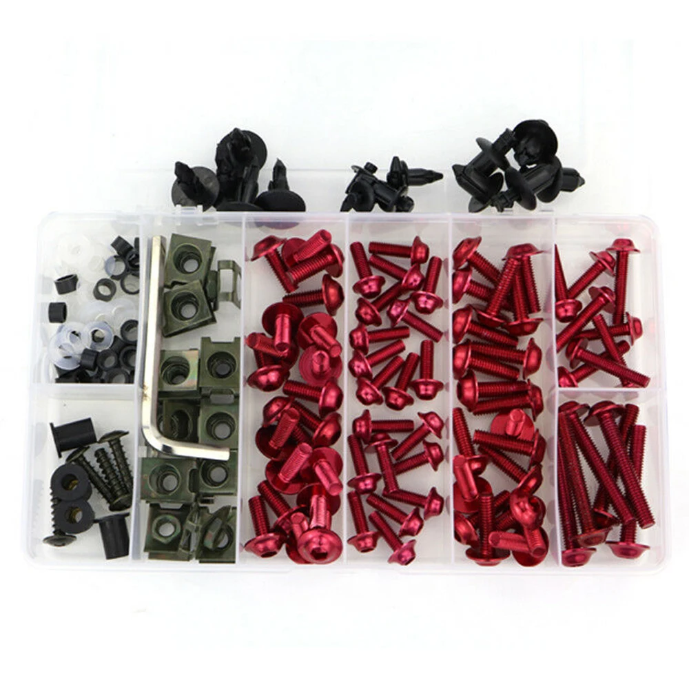 Комплект болтов обтекателя винты для кузова подходят Kawasaki Ninja 250R 300R ZX636R ZX6R |