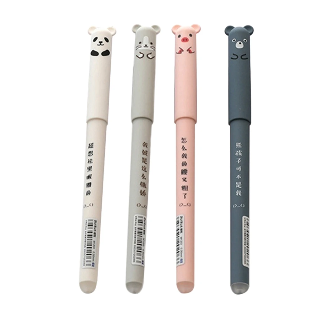 

Animals Panda Erasable Gel Pen 0.35mm Erasable Pen Washable Handle