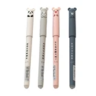 Стираемая гелевая ручка с животными, панда, 0,35 мм, стираемая ручка, моющаяся ручка