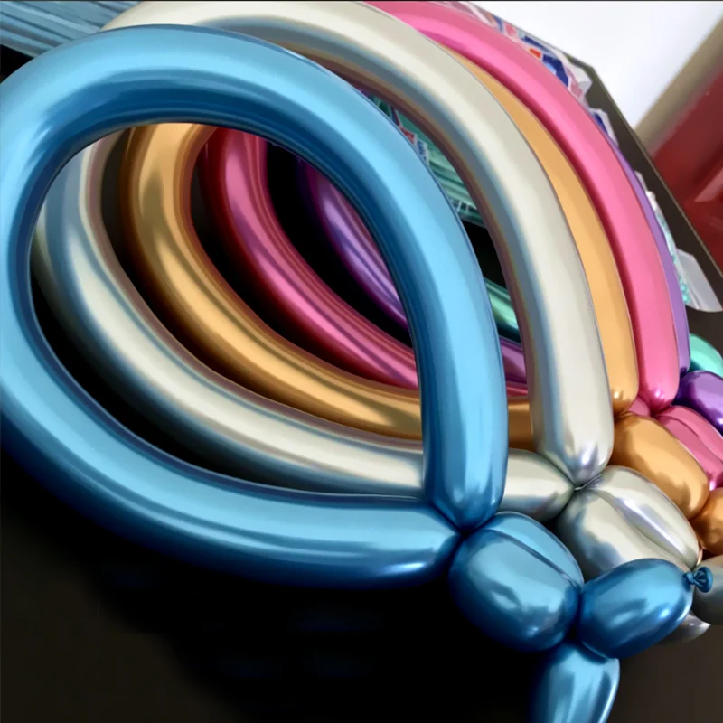 10 шт. игрушечный Золотой волшебный шарик в полоску длинные жемчужные