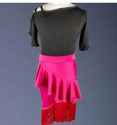 Фото 1 компл./лот платье для латинских танцев девочек детская одежда с оборками и