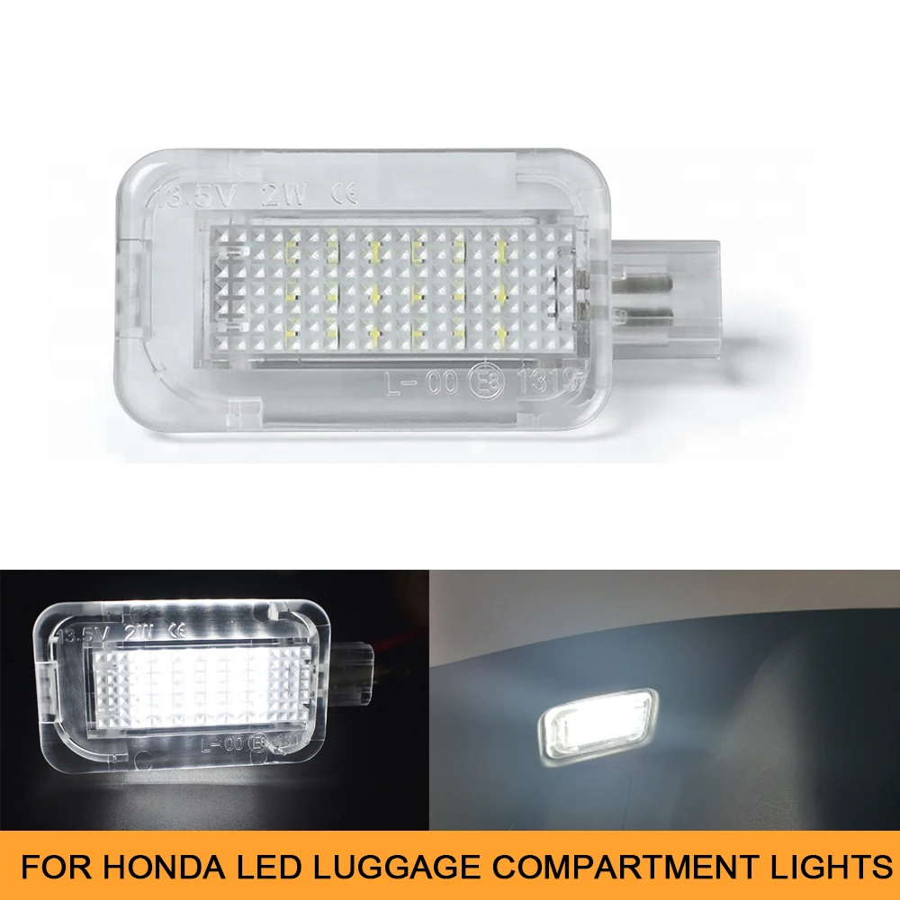 

Xenon white no error led luggage compartment trunk lights for Honda Accord Civic City Jazz CR-Z Fit Insight auto lamps