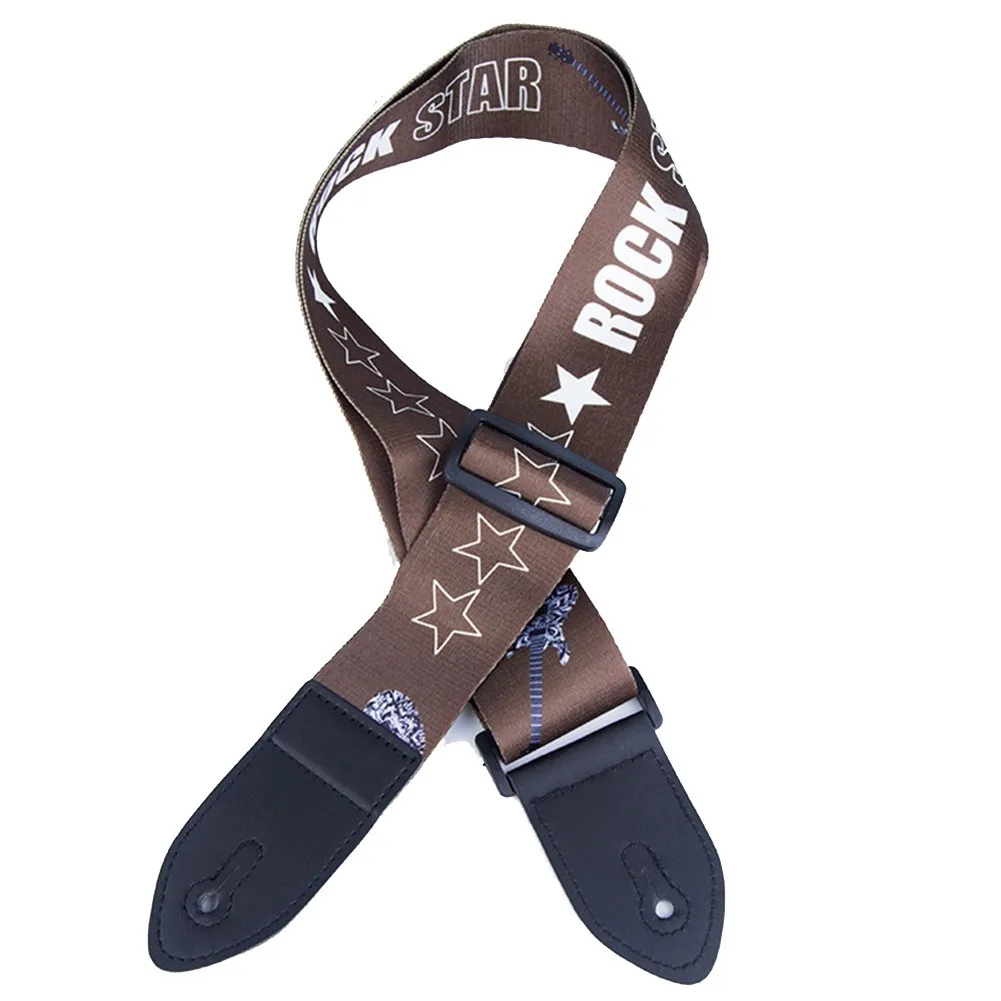 

Adjustable And Widened Printed Guitar Straps A Variety Of Styles To Choose From Electric Guitar Musical Instrument Accessories