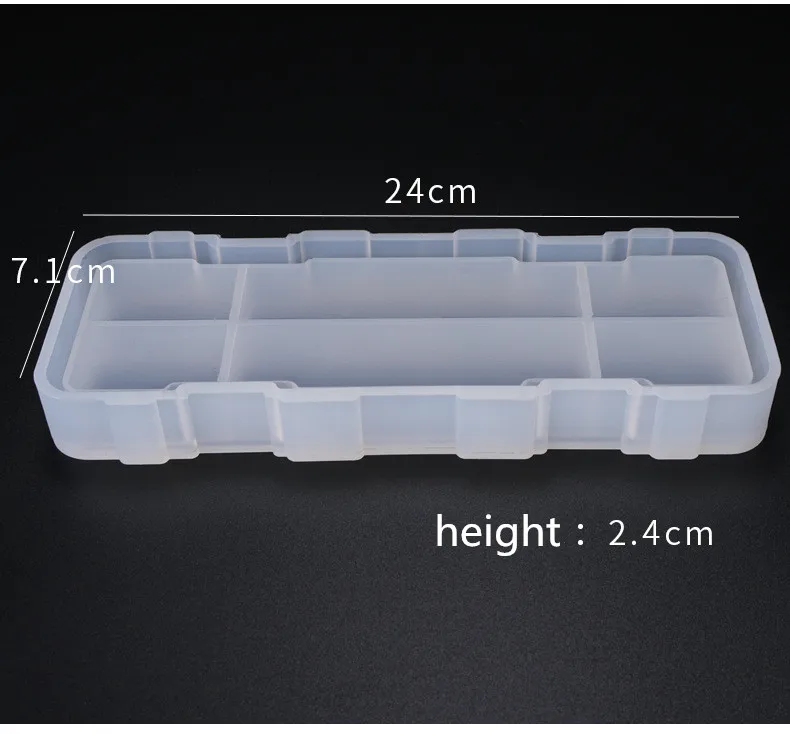 1 комплект пенал прозрачный силикон форма DIY инструмент формы УФ эпоксидная смола