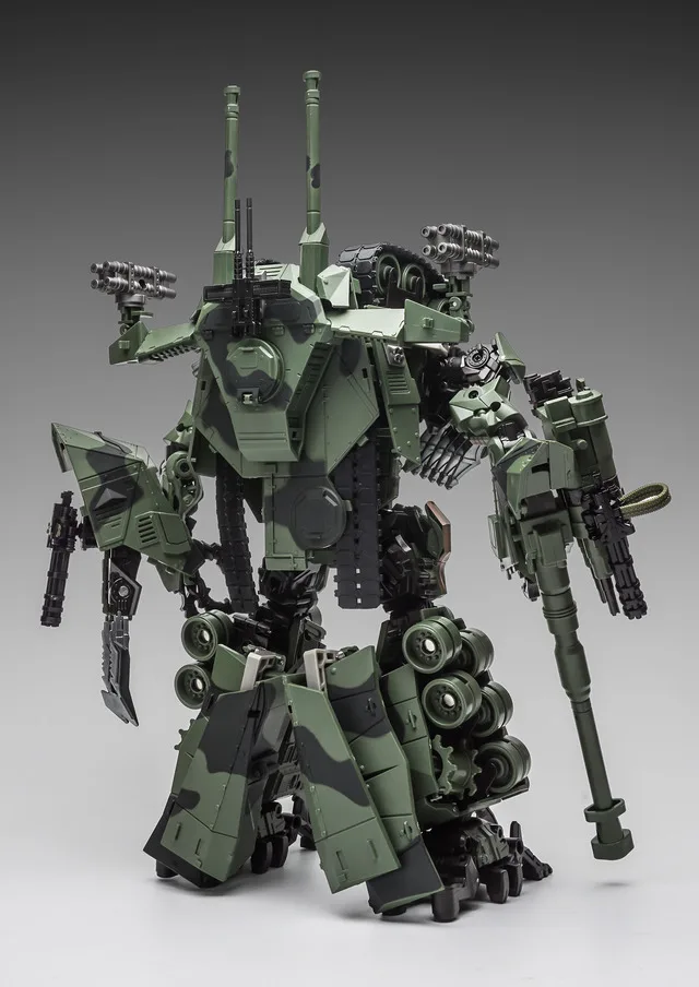 WeiJiang WEI JIANG M04 M-04 Brawl Transformation Alloy Oversize SS Leader Camouflage Tank M1A1 Mode KO Action Figure Robot Toys images - 6