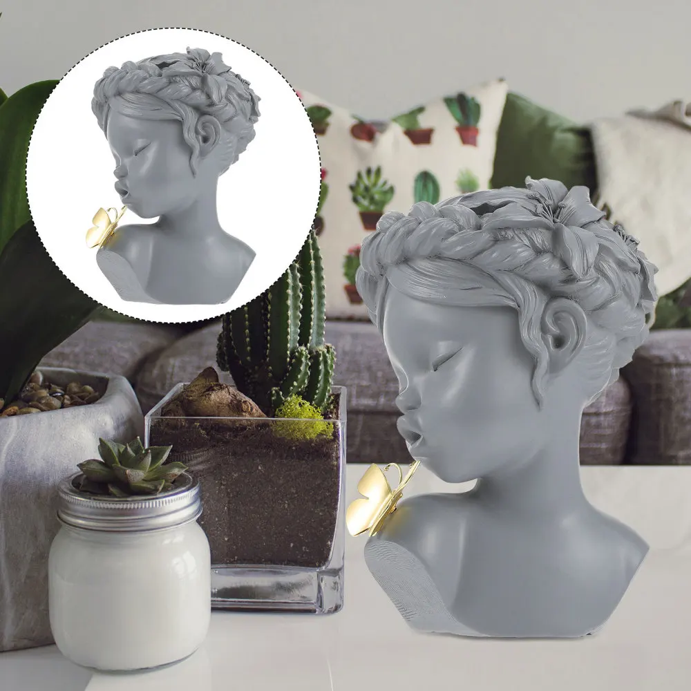 

1 Pc Character Sculpture Figurine Decor Resin Sculpture Statue Decor for Desktop