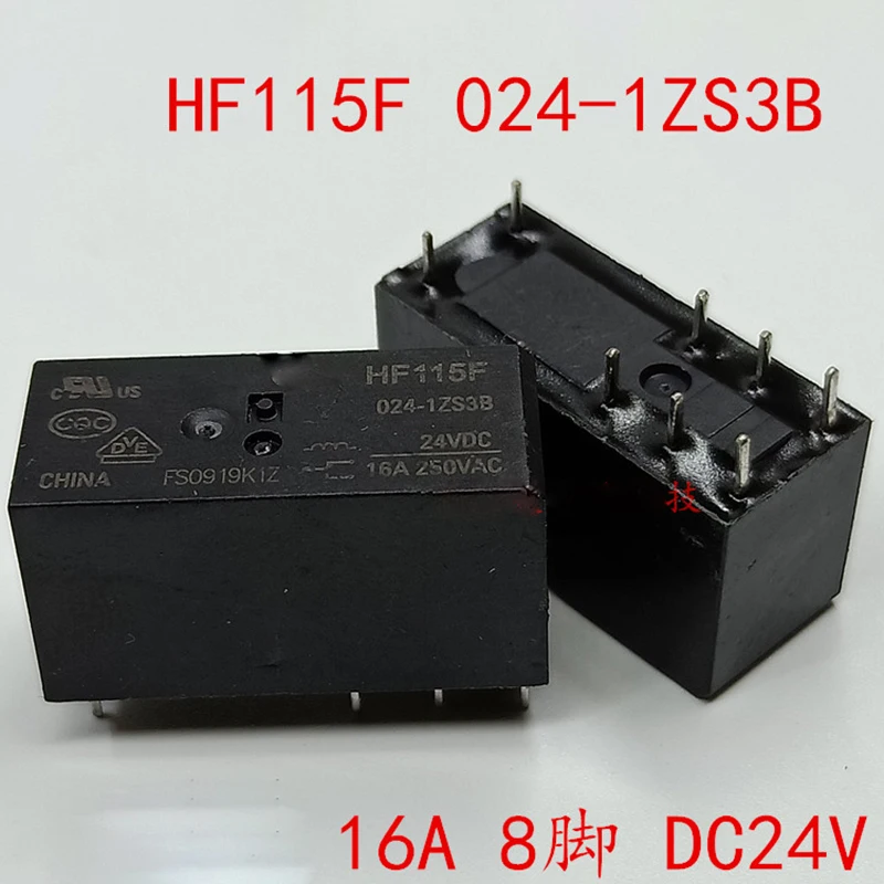 

Новинка, 5 шт./лот HF115F 024-1ZS3B 24VDC HF115F-024-1ZS3B 16A 8 24V