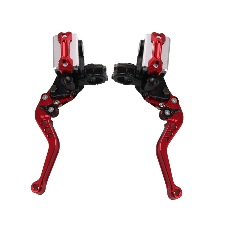 

1Pair 22mm Motorcycle Roller Adjustment Brake Clutch Levers Universal Motorcycle Handlebar Hydraulic Brake Pump