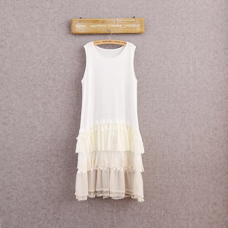 Женское кружевное платье-чехол свободное Повседневное платье без рукавов в