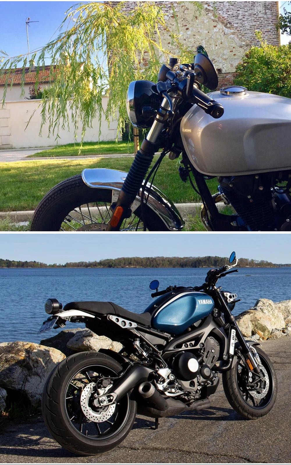 Мотоциклетные зеркала 13 мм-18 мм Руль Кафе Racer CNC скутер Crusier зеркало заднего вида аксессуары для мотоциклов