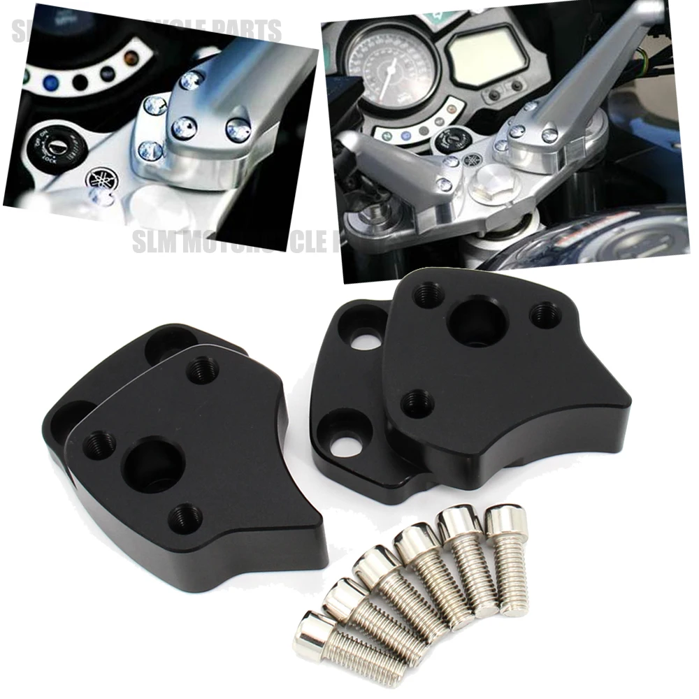 

Motorcycle Handle Bar Clamp Raised Extend Handlebar Mount Riser For Yamaha FJR1300 2001 2002 2003 2004 2005