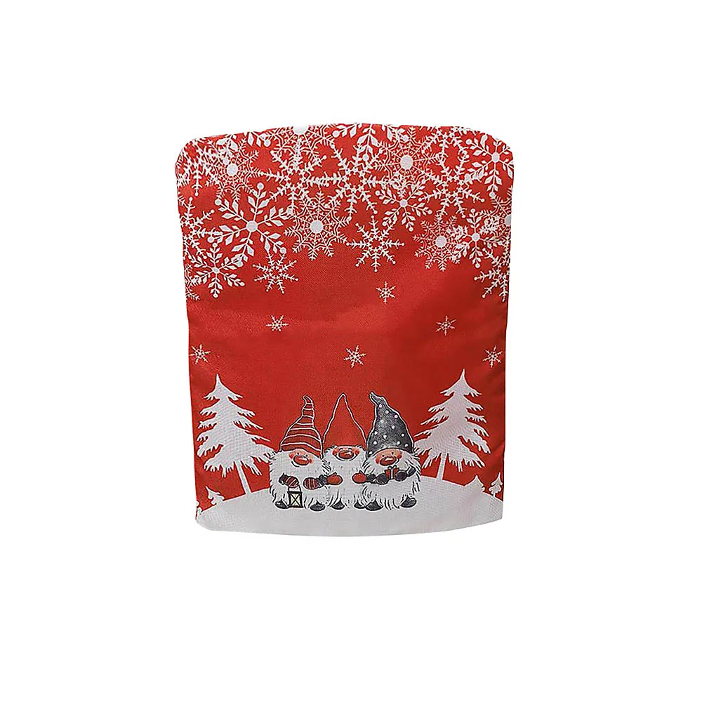 

Christmas Red Print Chair Cover Santa Claus Table Spandex Holiday Party Decor Dining Chair Covers Xmas Decorations For Home