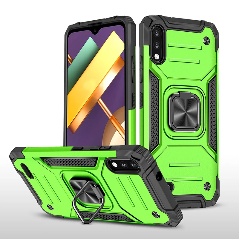 Бронированный противоударный чехол для LG K22 магнитный держатель с кольцом Funda LGK22