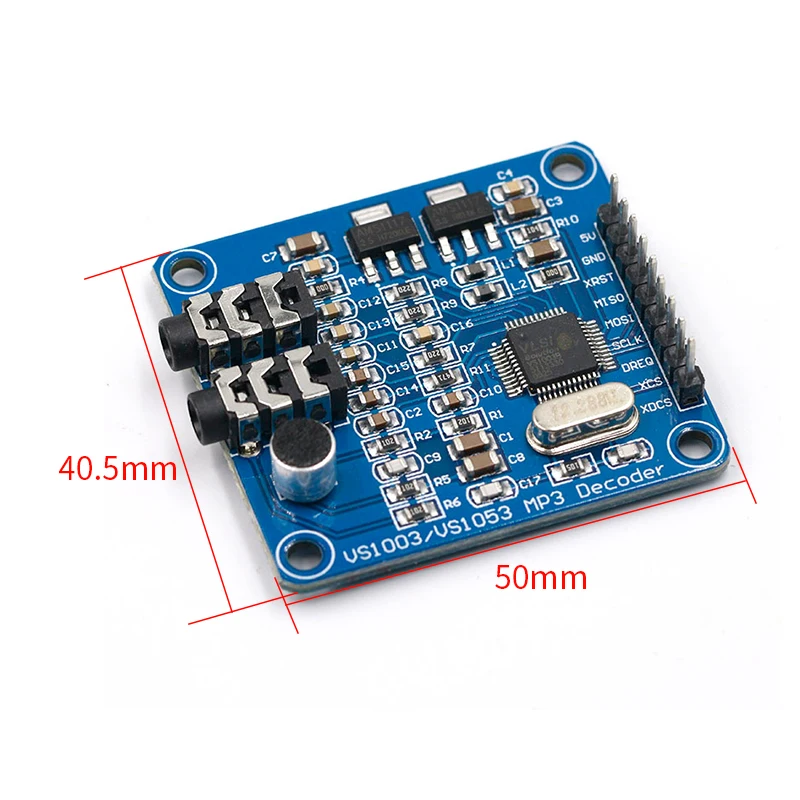 VS1003 VS1003B MP3 модуль декодирования содержащий микрофоны STM32 микроконтроллер
