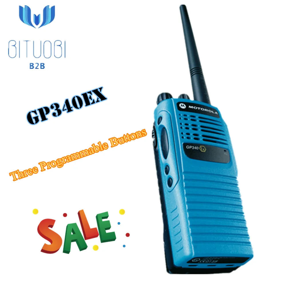 GP340EX Explosion proof in the Hydrogen level Tetra radio VHF UHF 403-470MHz walkie talkie | Мобильные телефоны и
