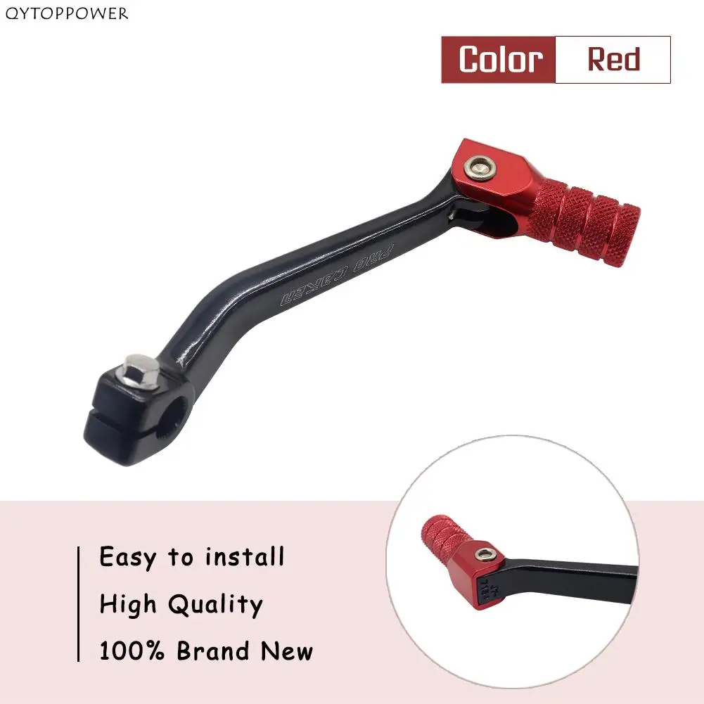 

Motorcycle CNC Aluminum RED Foldbale Gear Shift Lever Shifter Pedal For Honda 150F 230F CRF 2003-2019 Dirt Pit Bike Motorcross