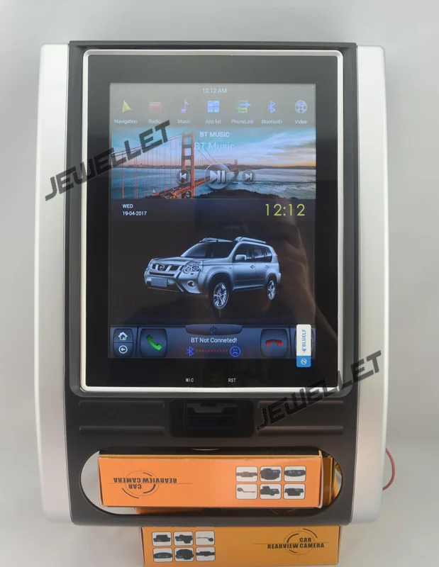 

10,4 "Тесла стиль вертикальный экран android 9,0 шесть ядер автомобиля GPS Радио Навигация для Nissan X-Trail 2008-2013