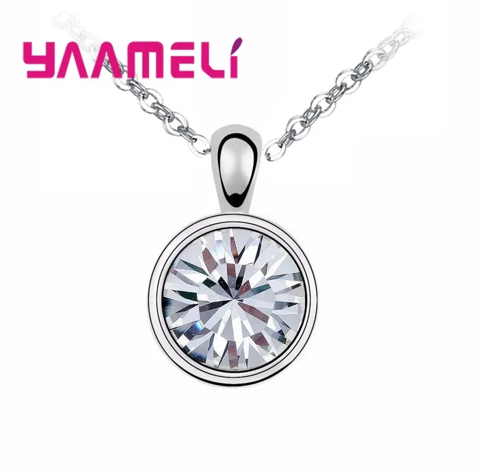 

NEW Big Promotion Pendant Necklace 925 Sterling Silver Jewelry For Women Fine Ceremony Gift Charm Choker