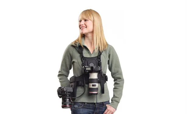 Micnova Multi Dual 2 камера для переноски нагрудный ремень системы жилет быстрый и