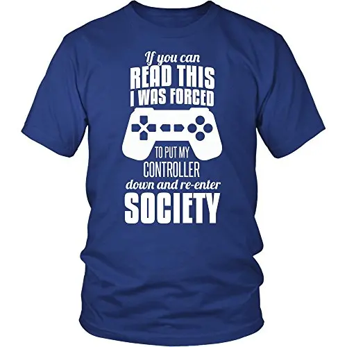 Если вы можете прочесть эту игровую футболку с коротким рукавом скидка 100%