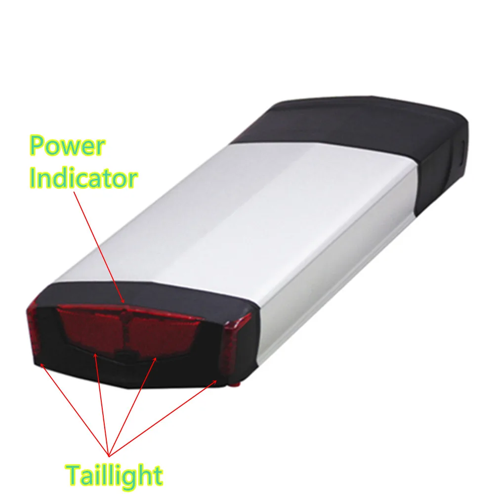 Оригинальный 36V городской велоосипед фара для электровелосипеда в Батарея 48V 14Ah