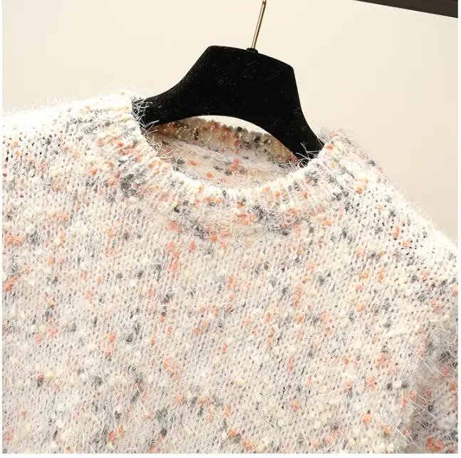New Korean Fashion Winter Pullovers Female Loose Sweaters Colorful Knitted Jumper Pullover Pull Femme | Женская одежда