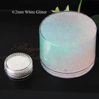 1pc nail art holographic 0 2mm powder white ultra thin 008 powder dust 5mlbox nail tips art glitter shining laser powder 1128