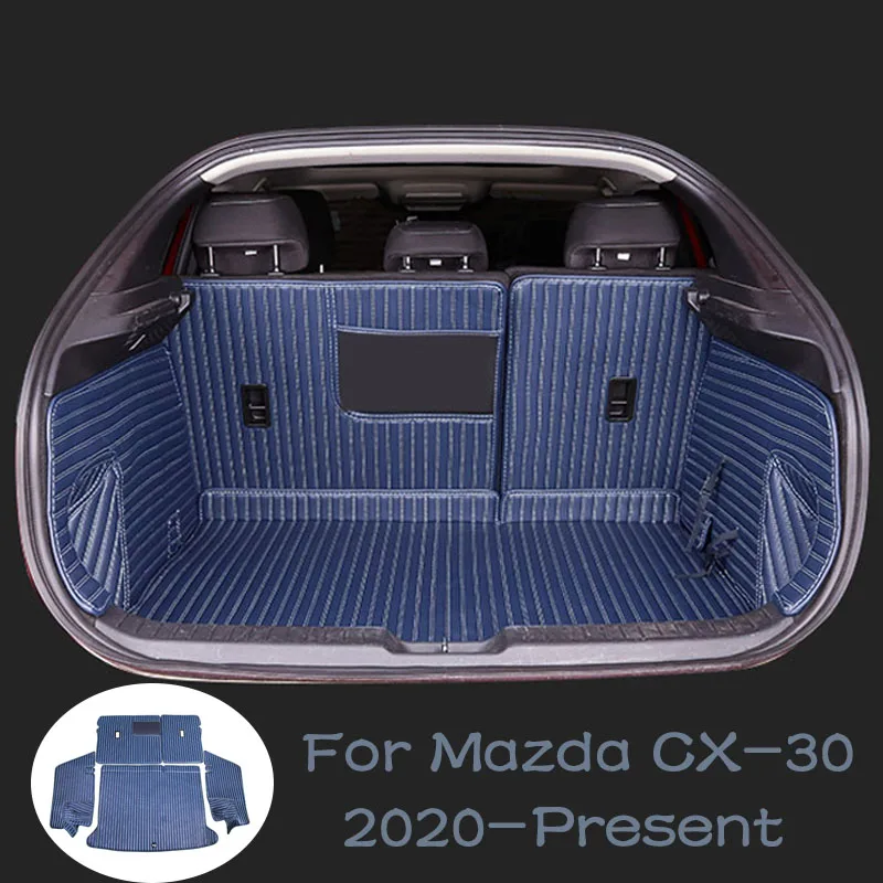 Car All inclusive Rear Trunk Mat Car Boot Liner Tray Rear Trunk Cover For Mazda CX30 CX-30 2022 2020 2021 Car Accessories