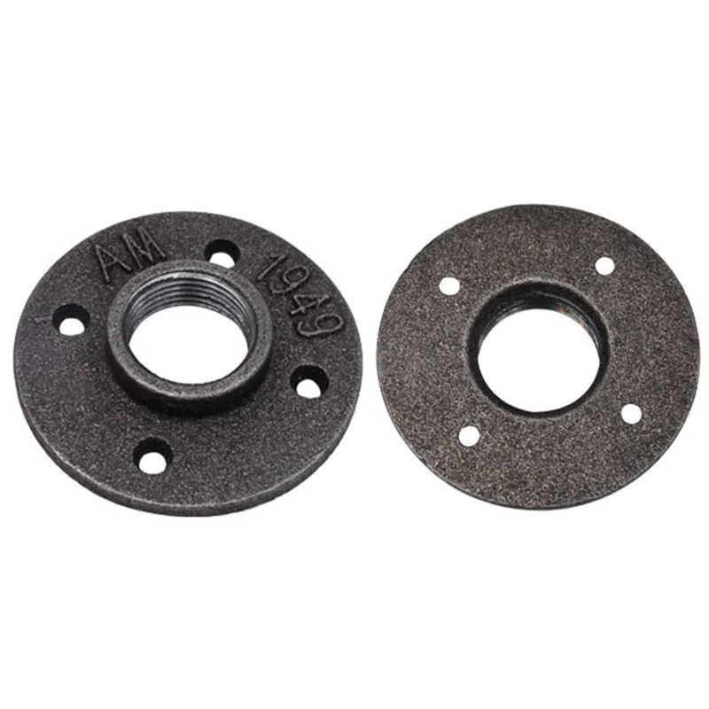 Металлическая оцинкованная Фланцевая пластина 4 скраба/6 скрабов/1 дюймовая