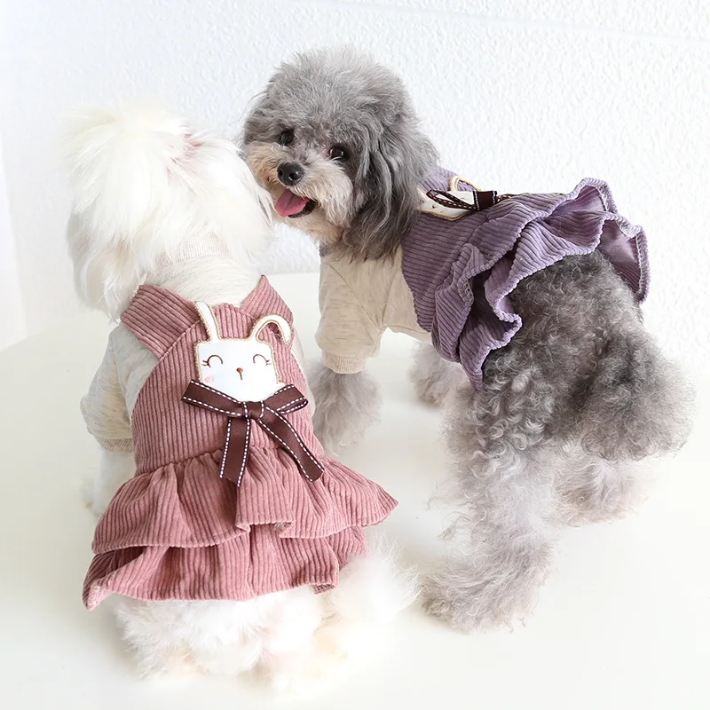 Зимняя одежда для маленьких собак и девочек домашних животных наряд кошек