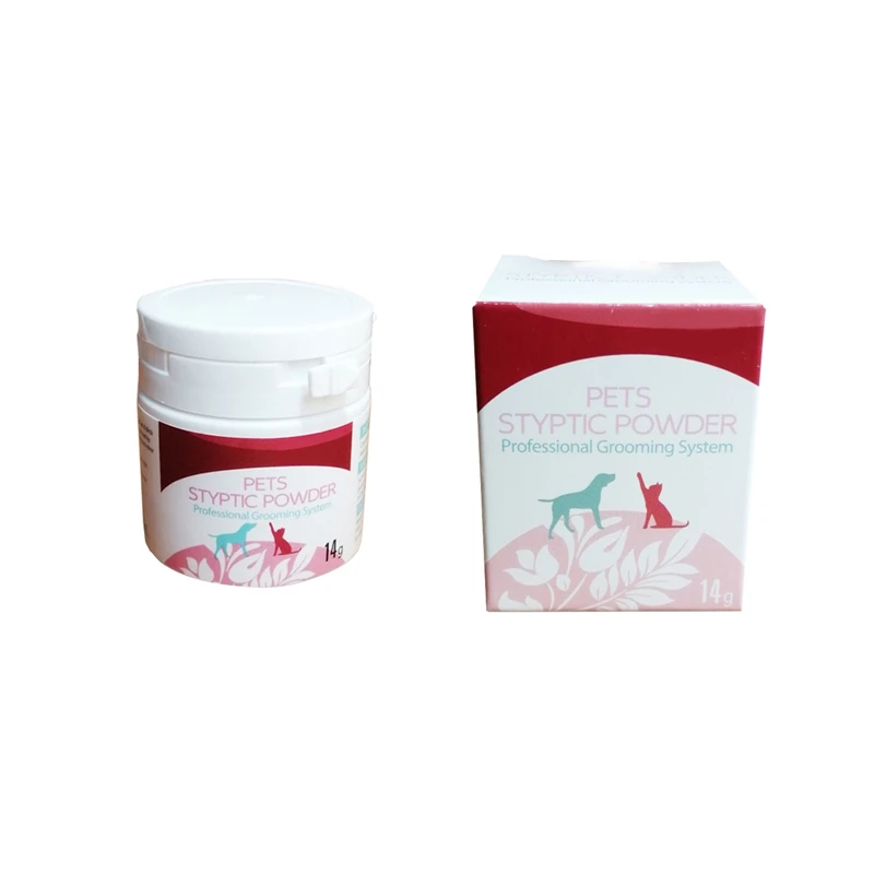 

14g Pet Styptic Stop Bleeding Powder Birds Anti-inflammatory Antibacterial Broken Injury Traumatic Hemostatic Powder