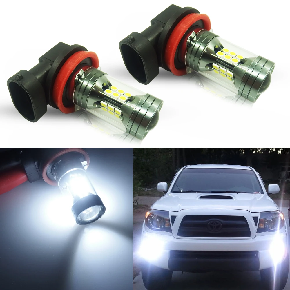 2шт Высокая мощность 6000K белый 22 3030 SMD H8 H11 Светодиодный прожектор лампы для