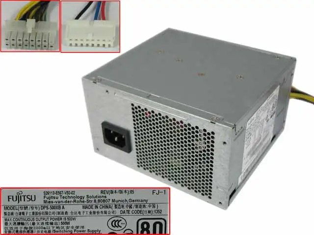 DPS 500XB в S26113 E567 V50 02 сервера Питание 500W|Блоки питания для компьютеров| |