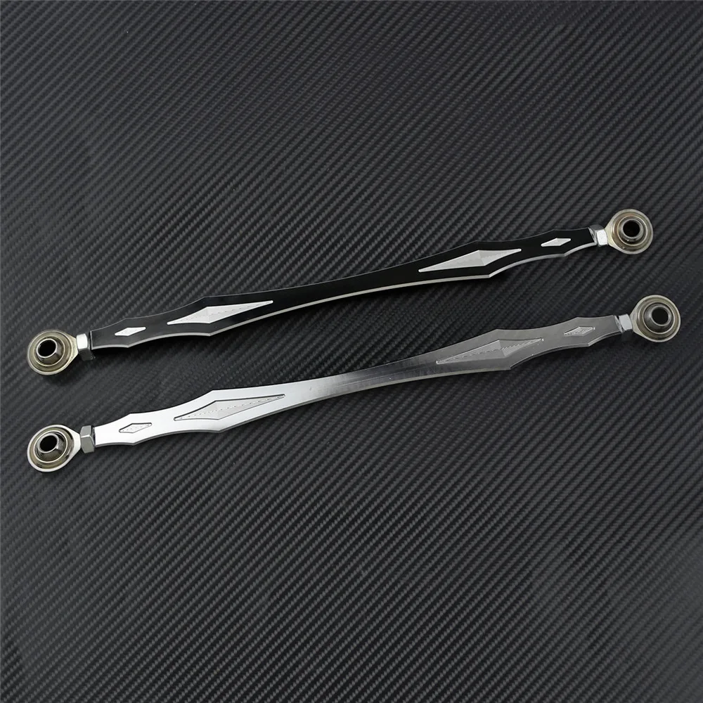 Соединительный рычаг переключения передач для мотоцикла черный хром ЧПУ 330 мм