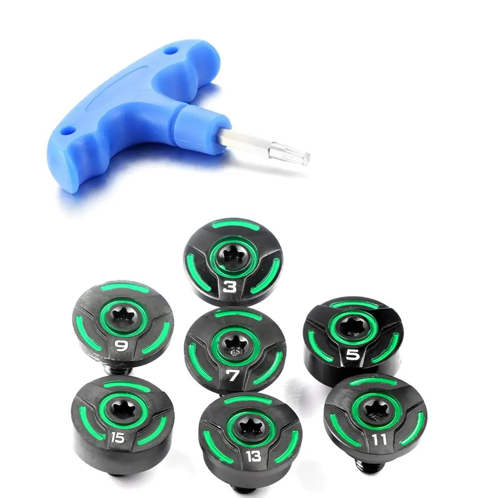 7 шт./компл. Golf Weight Screw 3g 5g 7g 9g 11g 13g 1 Замена для Callaway RAZR FIT драйвер серии X-Treme с ключом |