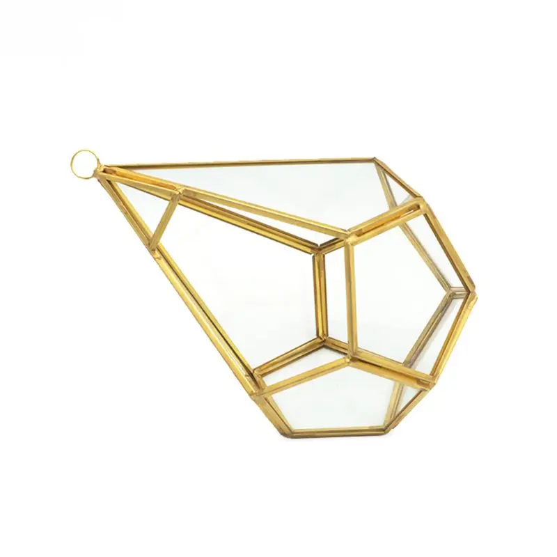 Висит Стекло Террариум Современный художественный настенный слезы Форма с