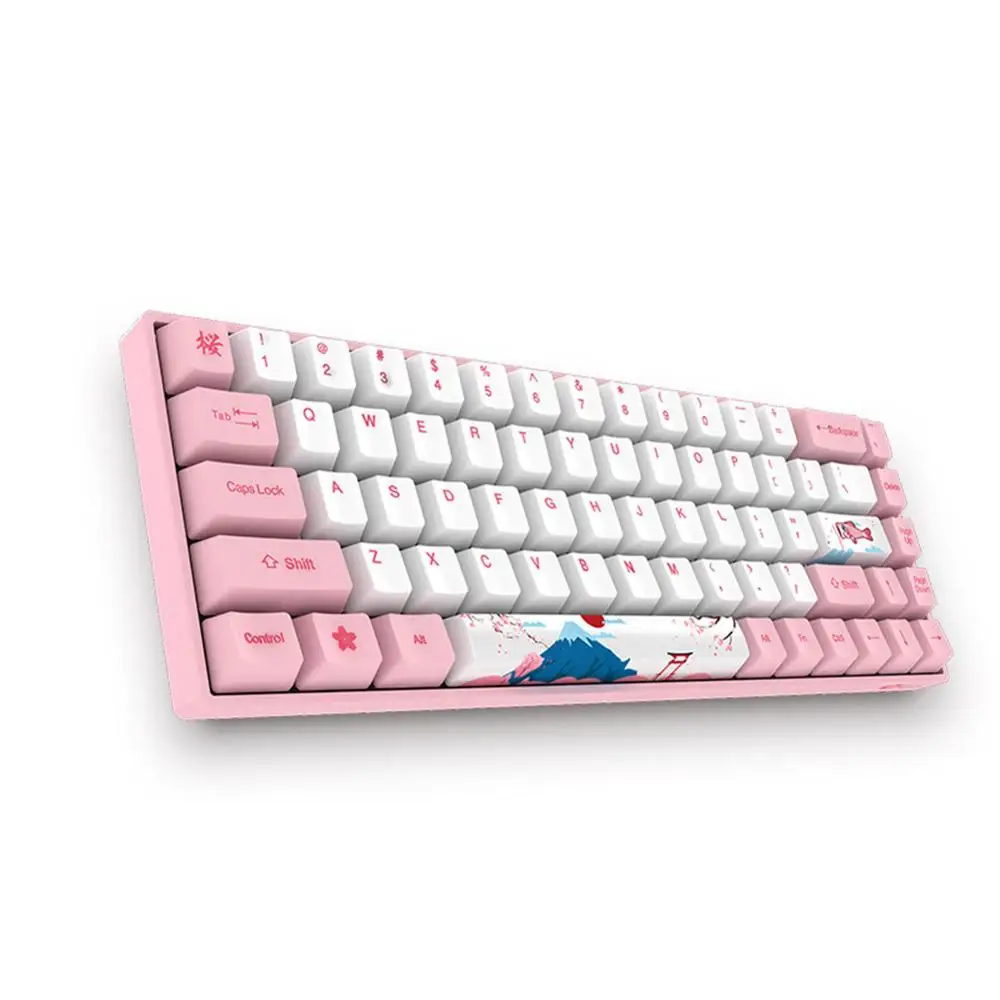 Оригинальная Механическая игровая клавиатура AKKO 3068 World Tour Токио Bluetooth 68 клавиш 85%