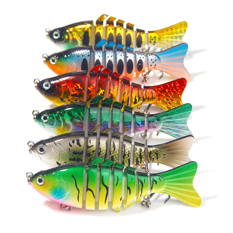 

1PCS Fishing Baits Trolling Swim Minnow Wobbler Multi-section Hard Bait 15g 24g Artificial Crankbait JerkBait Fishing tackleLure