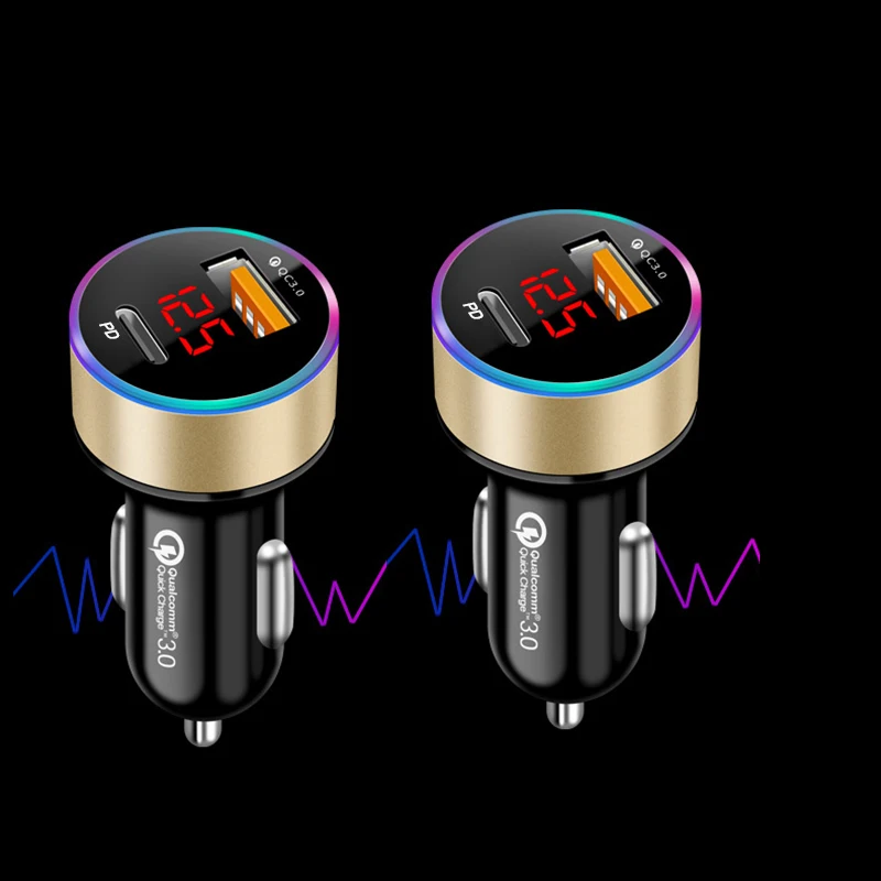 36W USB Fast Charging car charger PD Type C QC4.0 QC3.0 Wall Chargers For iPhone 12 Pro Max Macbook Xiaomi Quick Charger | Мобильные