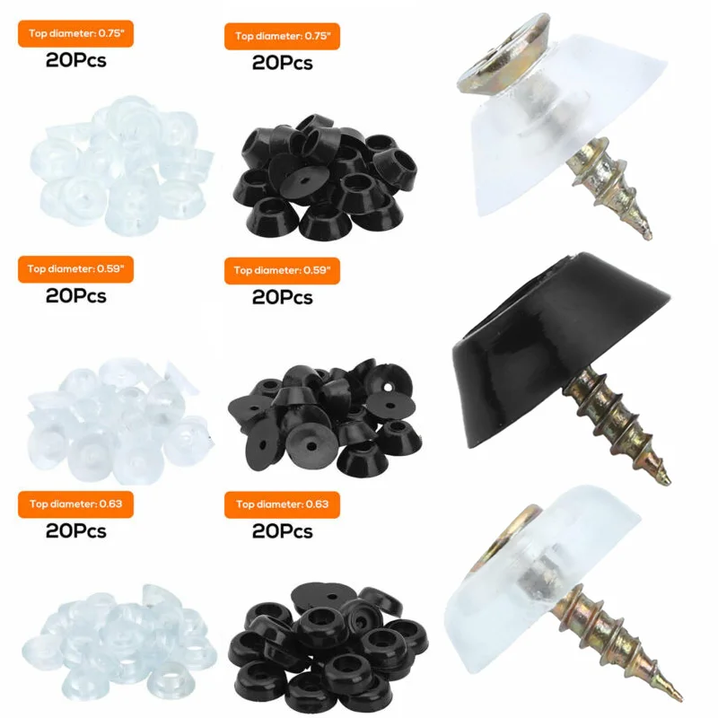 20 шт. резиновые ножки бамперы разделочная доска Нескользящие противоскользящие