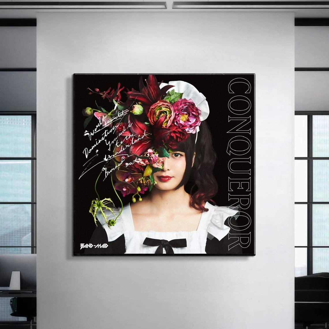 Постер для альбома музыкальной горничной Conqueror холщовая печать рэп хип-хоп