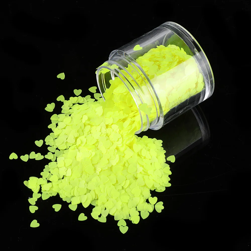 Светящиеся Блестки для ногтей флуоресцентные хлопья блестящая голографическая