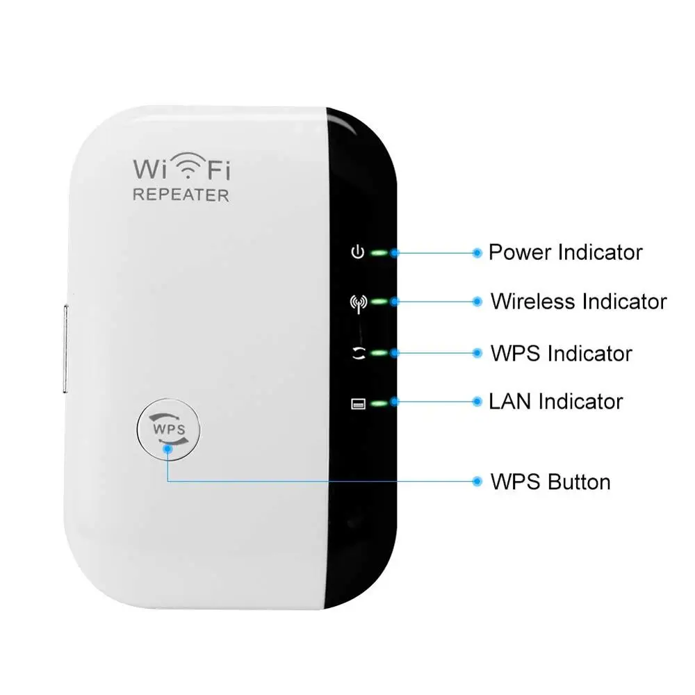Беспроводной Wi Fi ретранслятор усилитель сигнала 802.11N/B/G расширитель диапазона 300