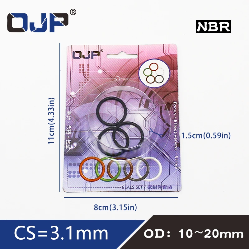 Уплотнительное кольцо из нитрилового каучука NBR толщина CS 3 1 мм