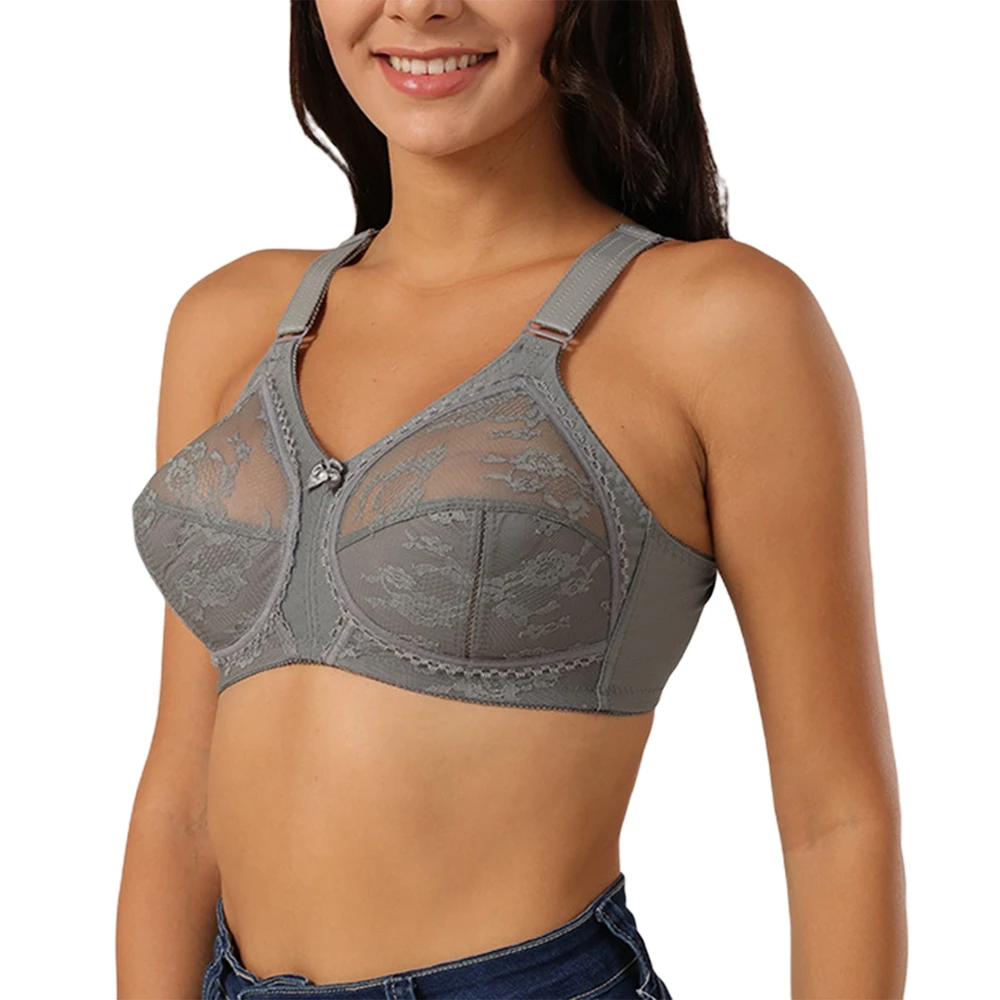 

Women Lace Thin Bras Deep V Breathable Back Closure Underwear Lady Adjustable Strap Soft Sexy Lingerie нижнее белье женское