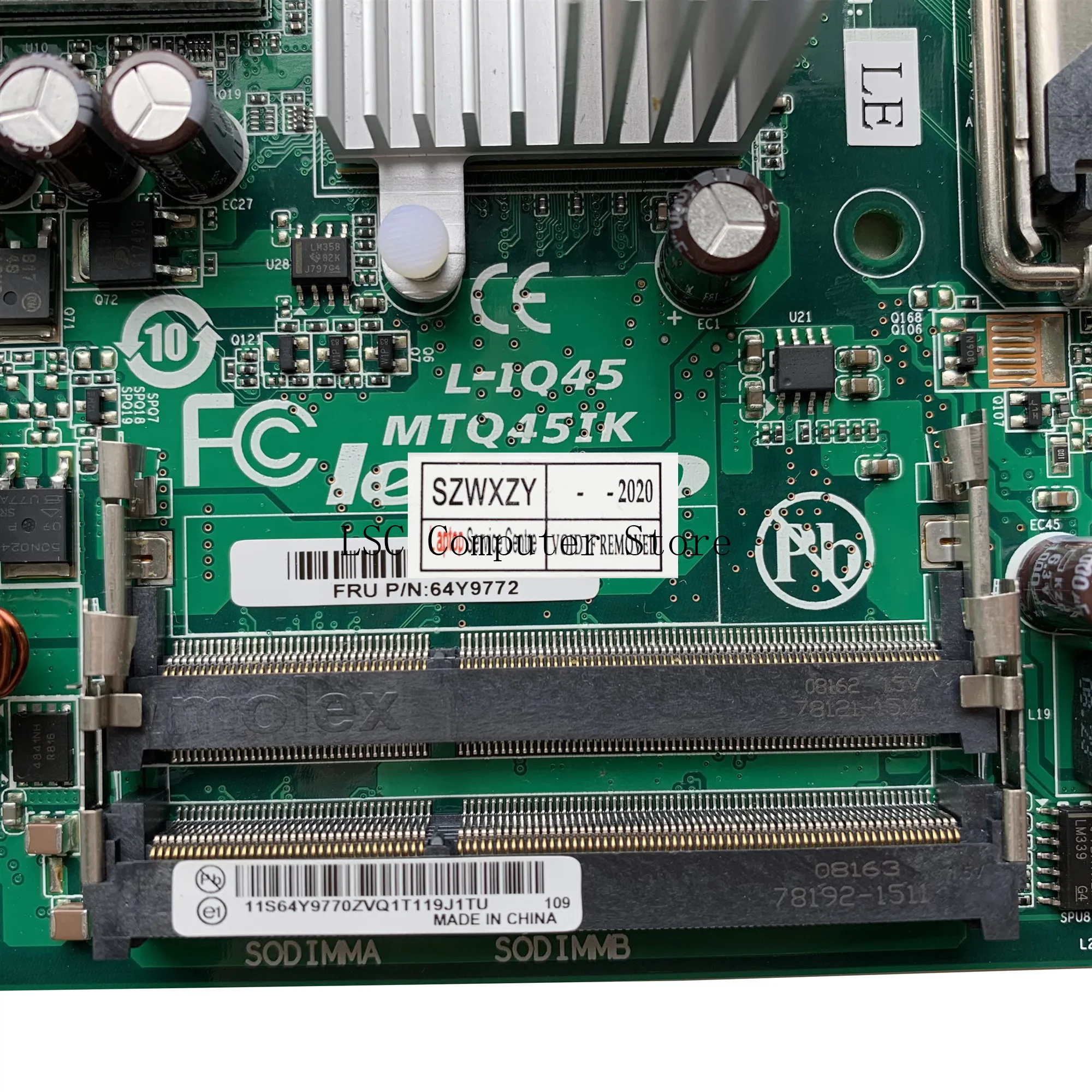 Материнская плата LSC для Lenovo ThinkCentre M58 M58P настольная материнская модель MTQ45IK 64Y9772