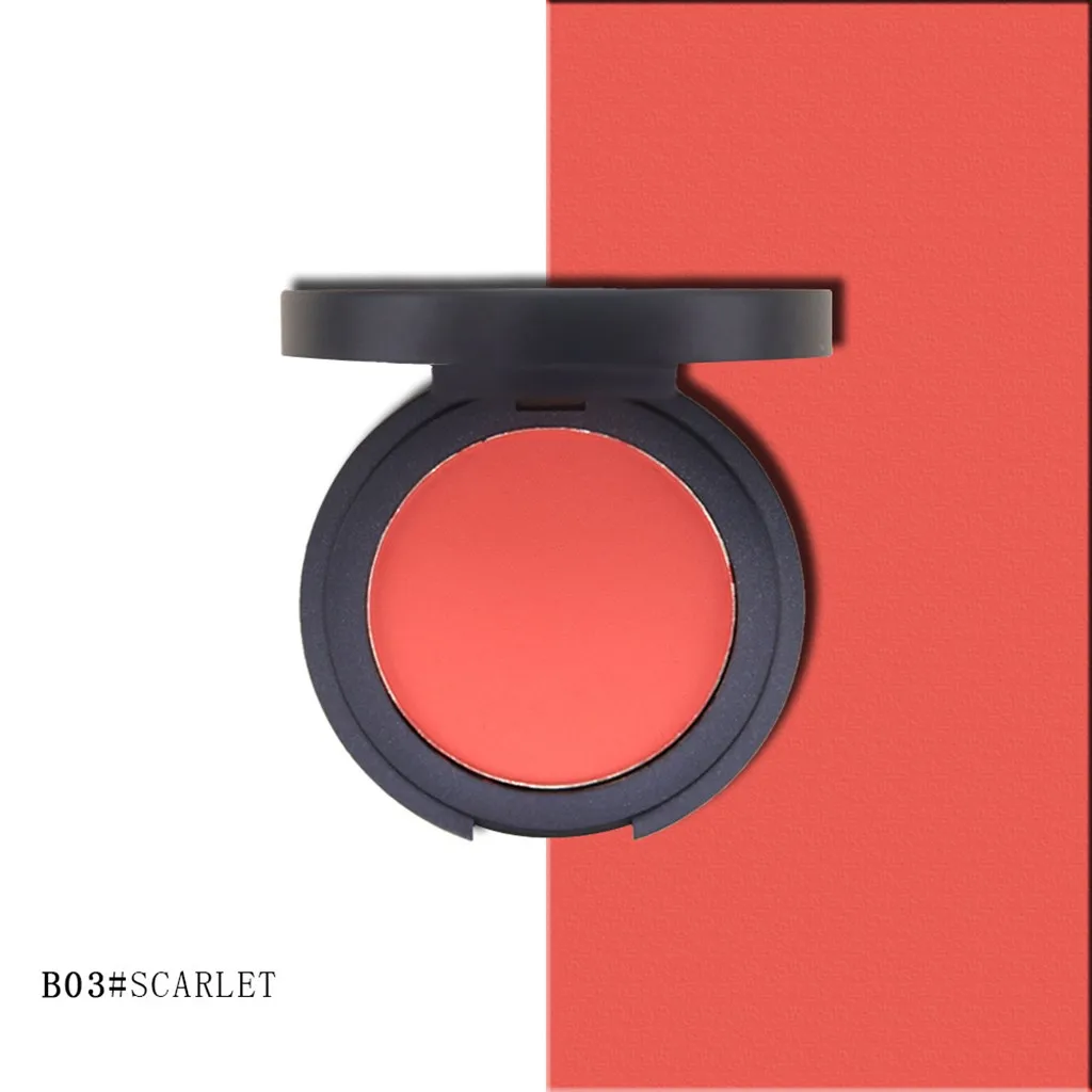 Косметический глазурованный румяна гладкий тупой светильник натуральный яркий