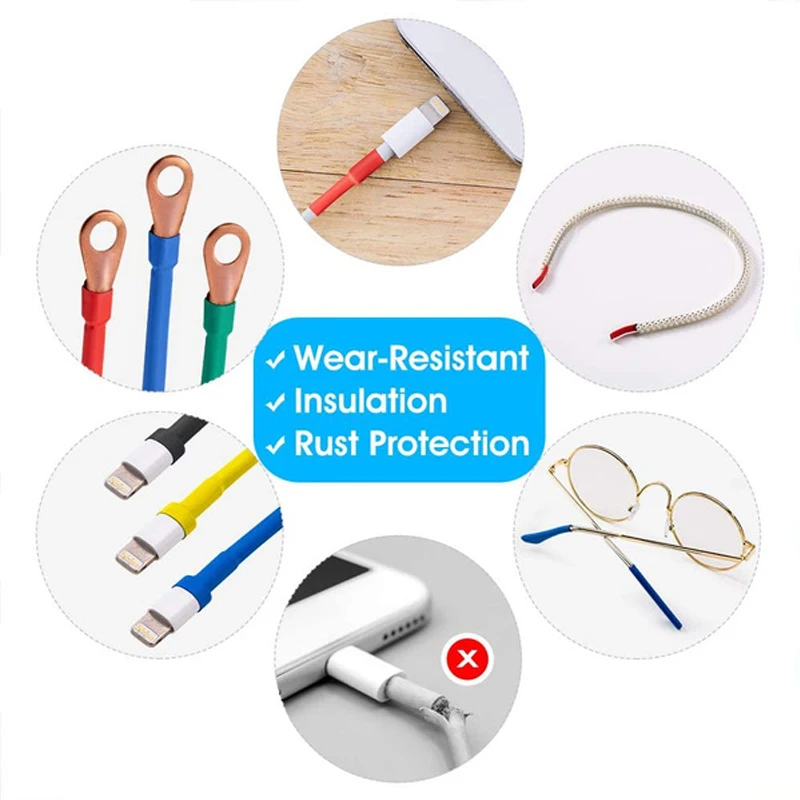 Новая термоусадочная трубка 2:1 ассортимент для обмотки электрических проводов